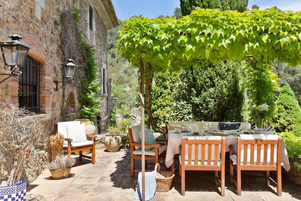 度假居 Casa El Moli De Can Burjats Con Piscina Y Chimenea Montrás