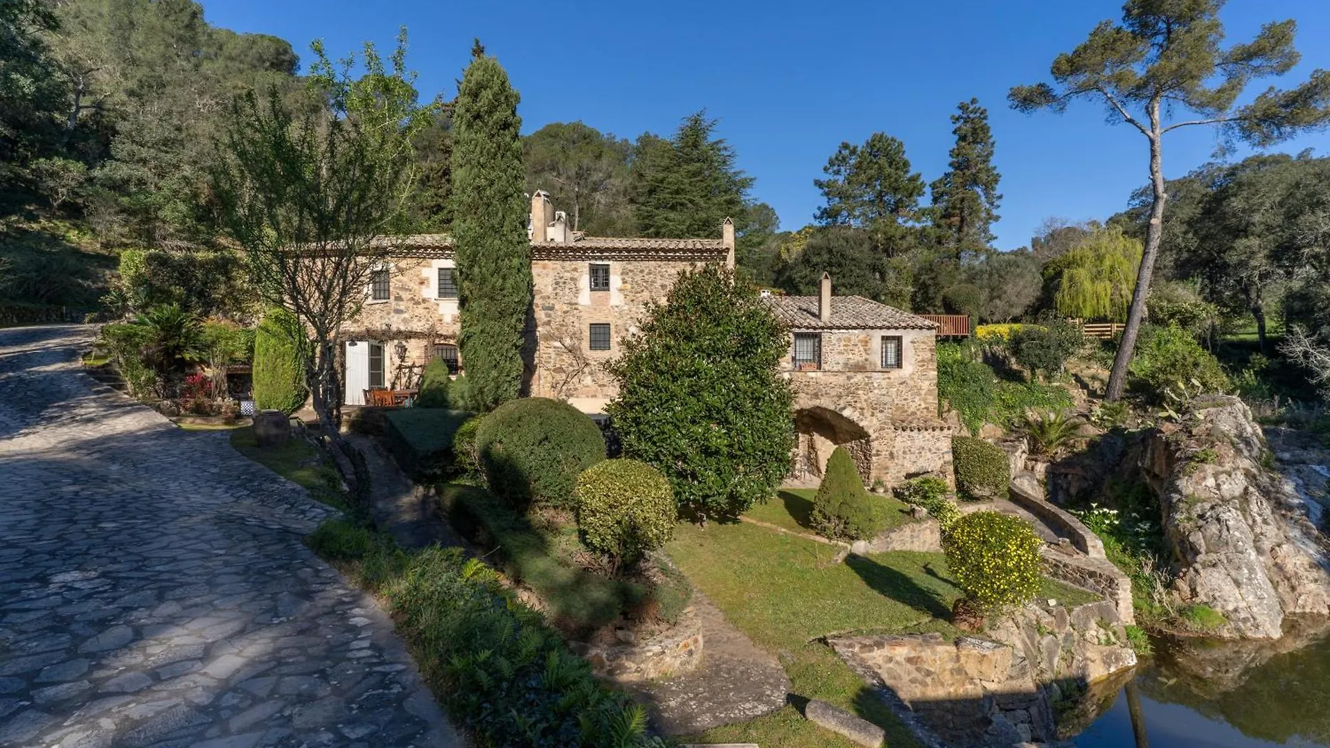 Montrás Casa El Moli De Can Burjats Con Piscina Y Chimenea 0*,