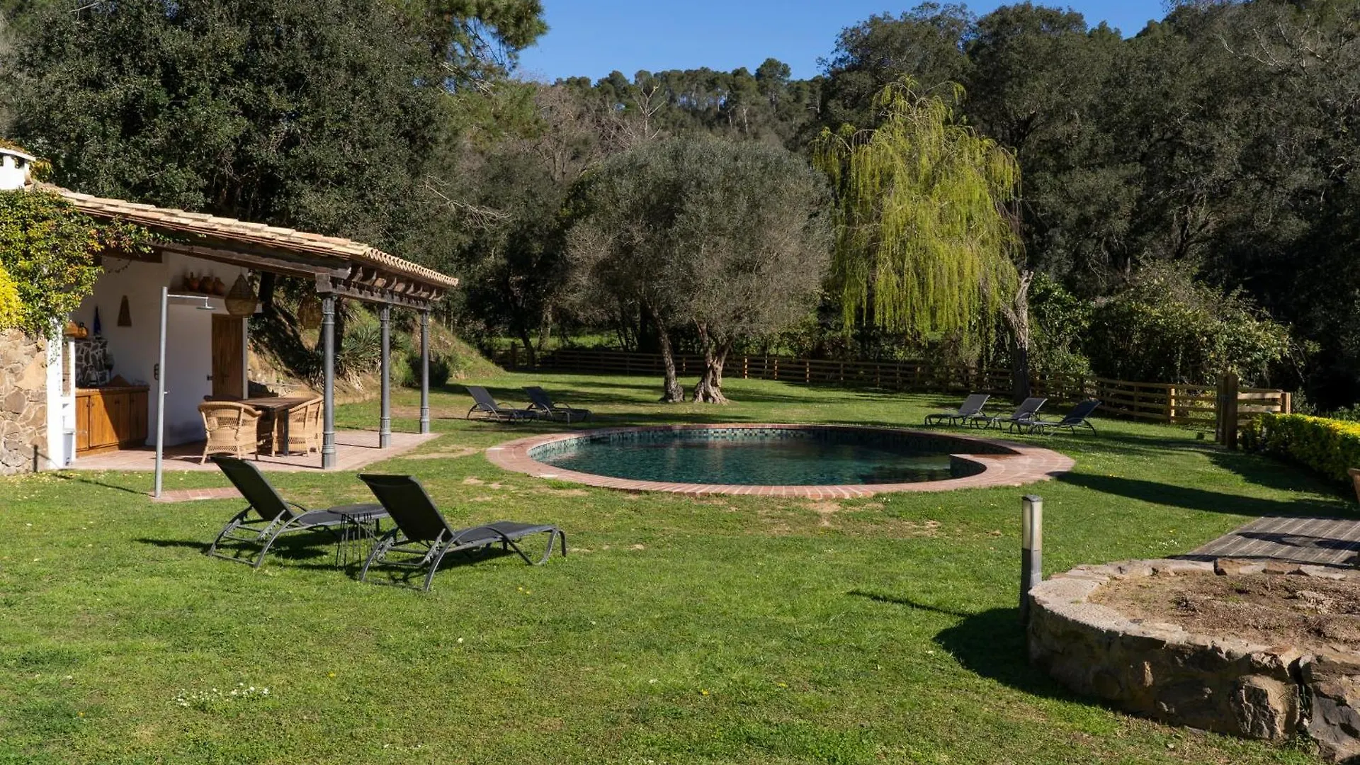 Casa El Moli De Can Burjats Con Piscina Y Chimenea Montrás 西班牙